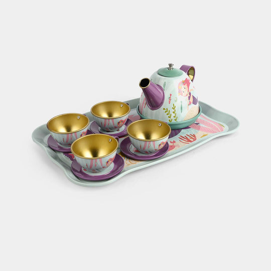 Kids Metal Tea Set Play Kit