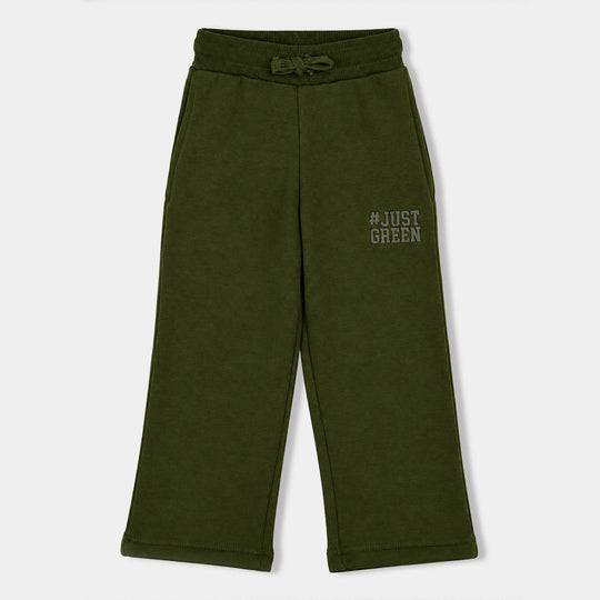 Boys Fleece Pyjama Just-Kmbu.Green