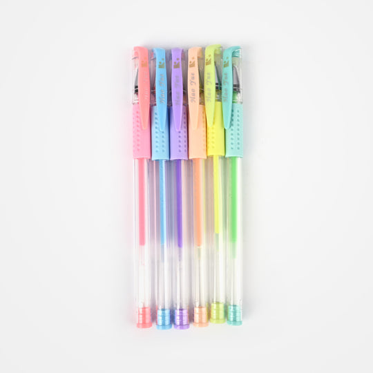 Shiny Color Pen 6 Neon Pcs For Kids