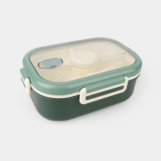 PLASTIC LUNCH BOX WITH CUTLERY | 1100ML