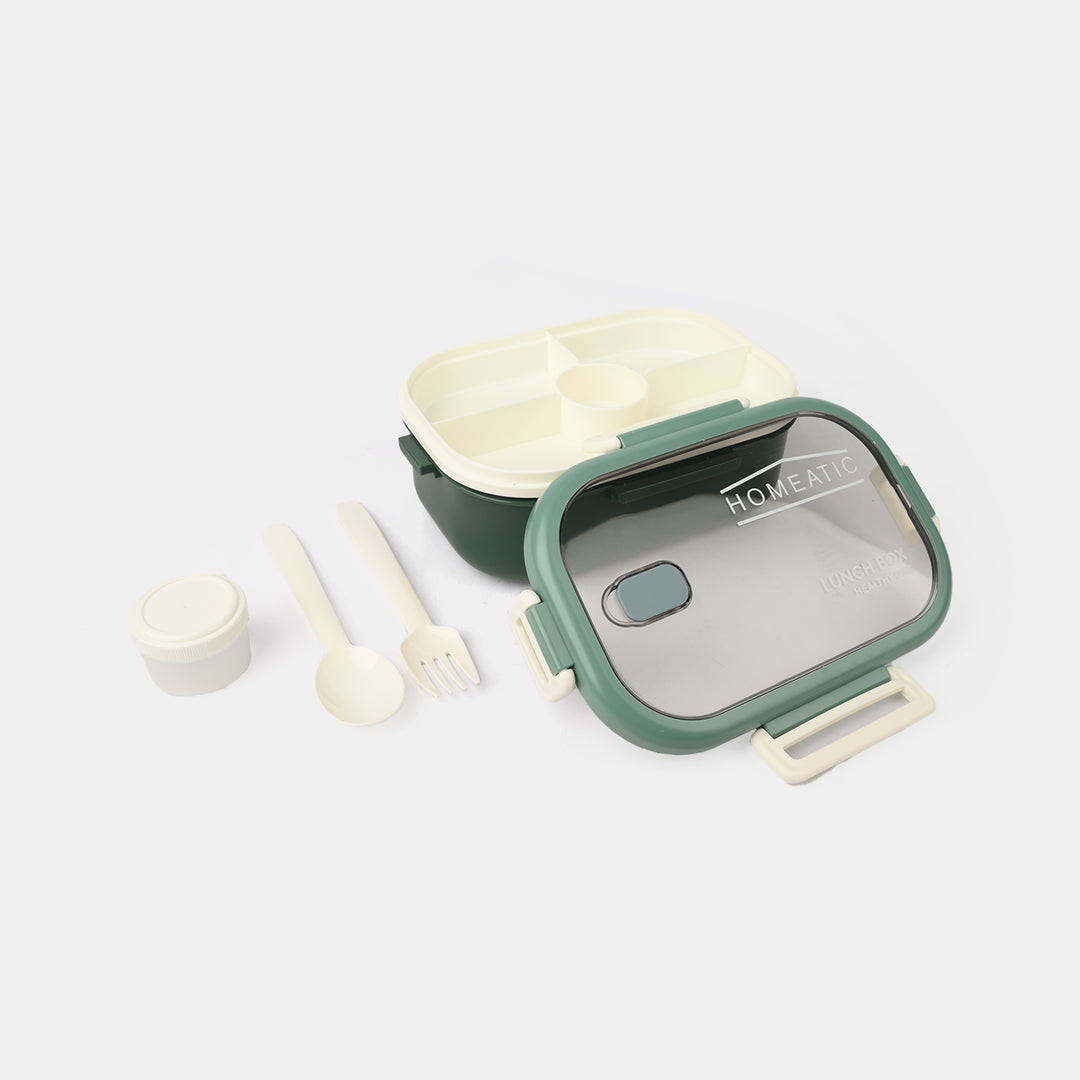 PLASTIC LUNCH BOX WITH CUTLERY | 1100ML