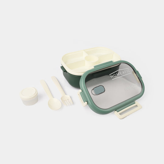 PLASTIC LUNCH BOX WITH CUTLERY | 1100ML