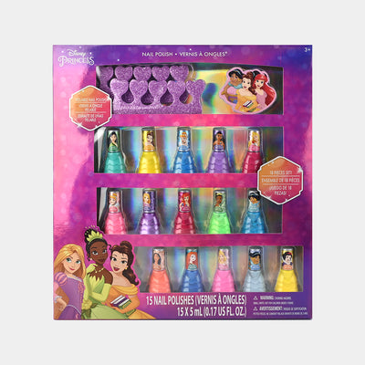 Princess 15 Nail Polishes For Girls