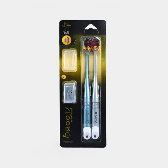 Twin Pack Pointed Filaments Toothbrush Spiral Soft Ep005