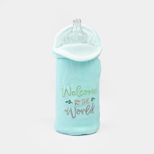 Premium Velvet Feeder Cover for Baby Bottle