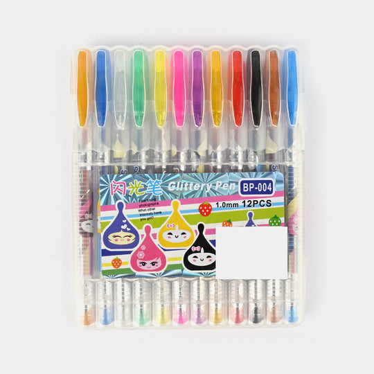 Glitter Pen Color PVC 12pcs