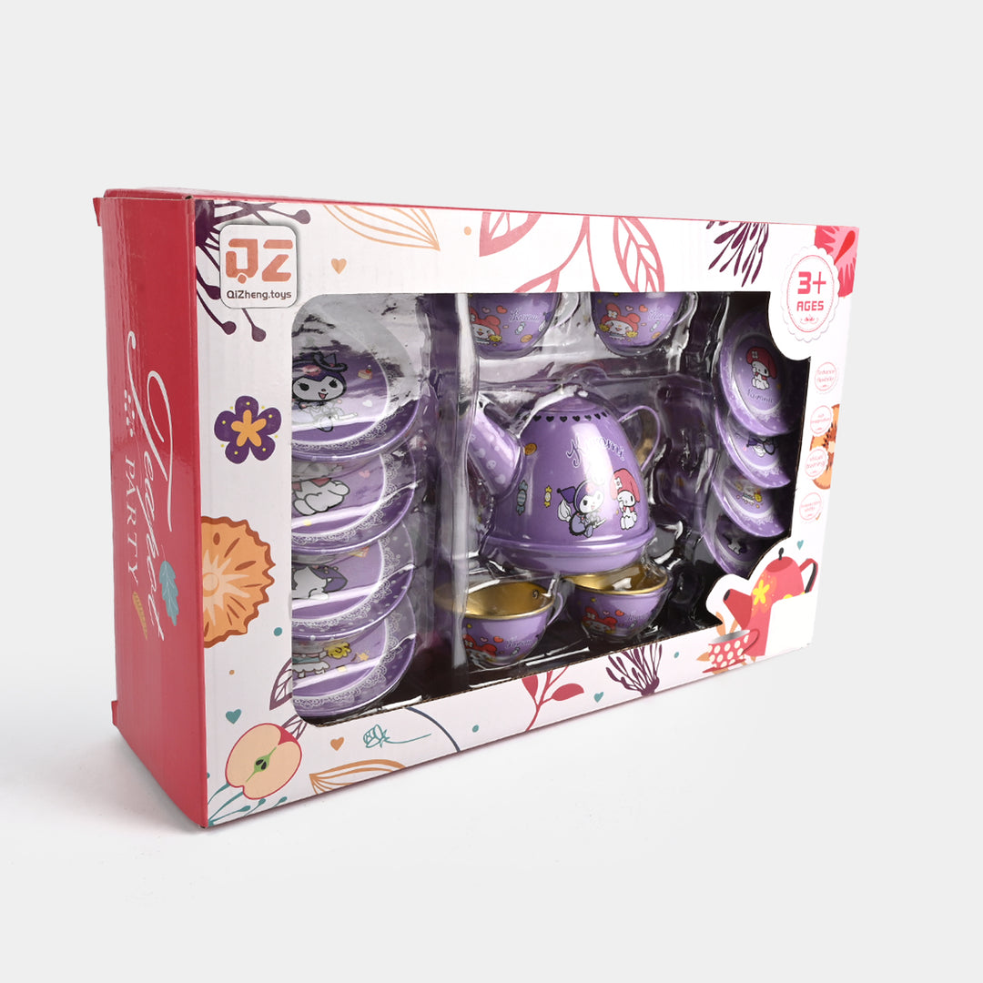 Kids Metal Tea Set Play Kit