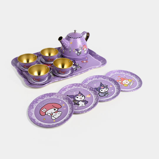 Kids Metal Tea Set Play Kit