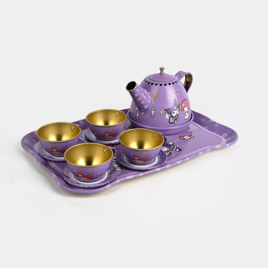 Kids Metal Tea Set Play Kit