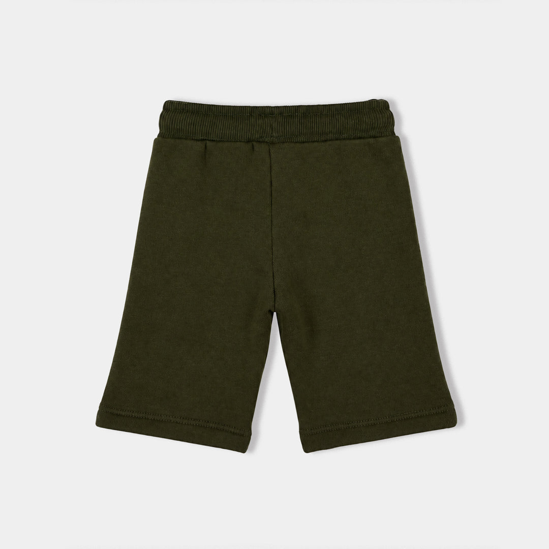 Infant Boys Fleece Pyjama Trouble Maker-Kmbu.Green