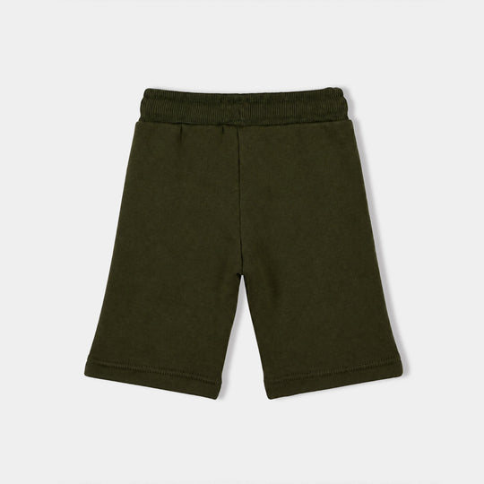 Infant Boys Fleece Pyjama Trouble Maker-Kmbu.Green