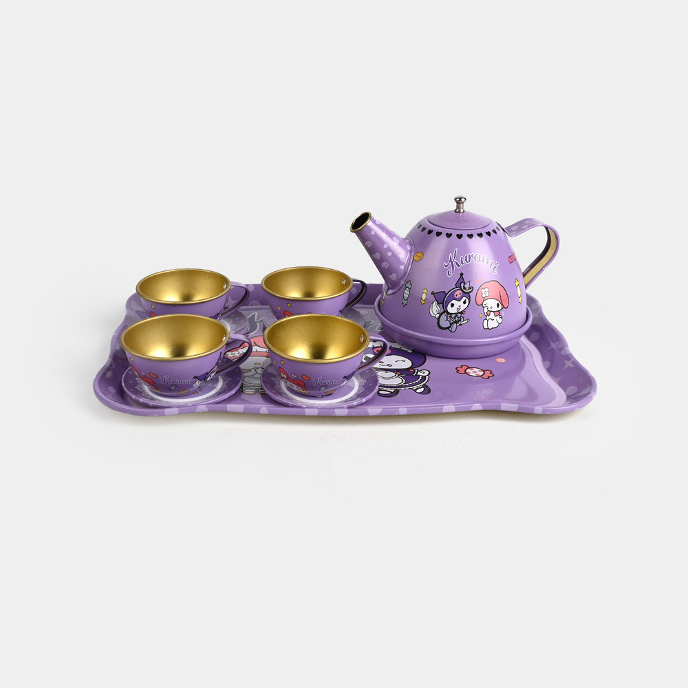 Kids Metal Tea Set Play Kit