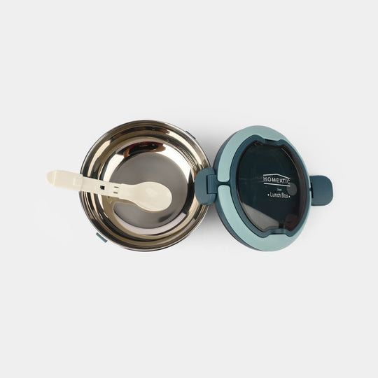 Lunch Box Stainless Steel with Spoon for Kids