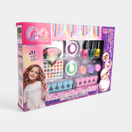 DIY Nail & Hair Accessories Kit