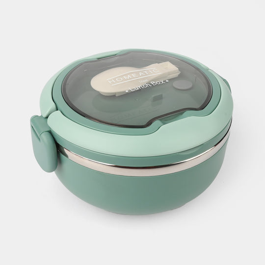 Lunch Box Stainless Steel with Spoon for Kids