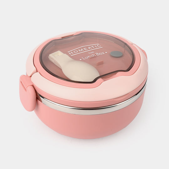 Lunch Box Stainless Steel with Spoon for Kids
