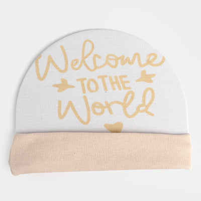 Baby Cap/Hat Welcome to The World | 0M+