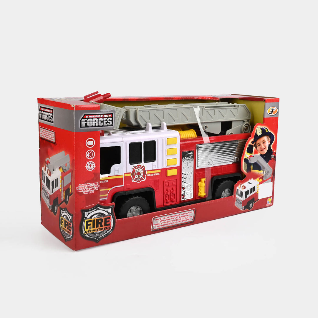 Emergency Forces Fire Engine Electric Vehicle