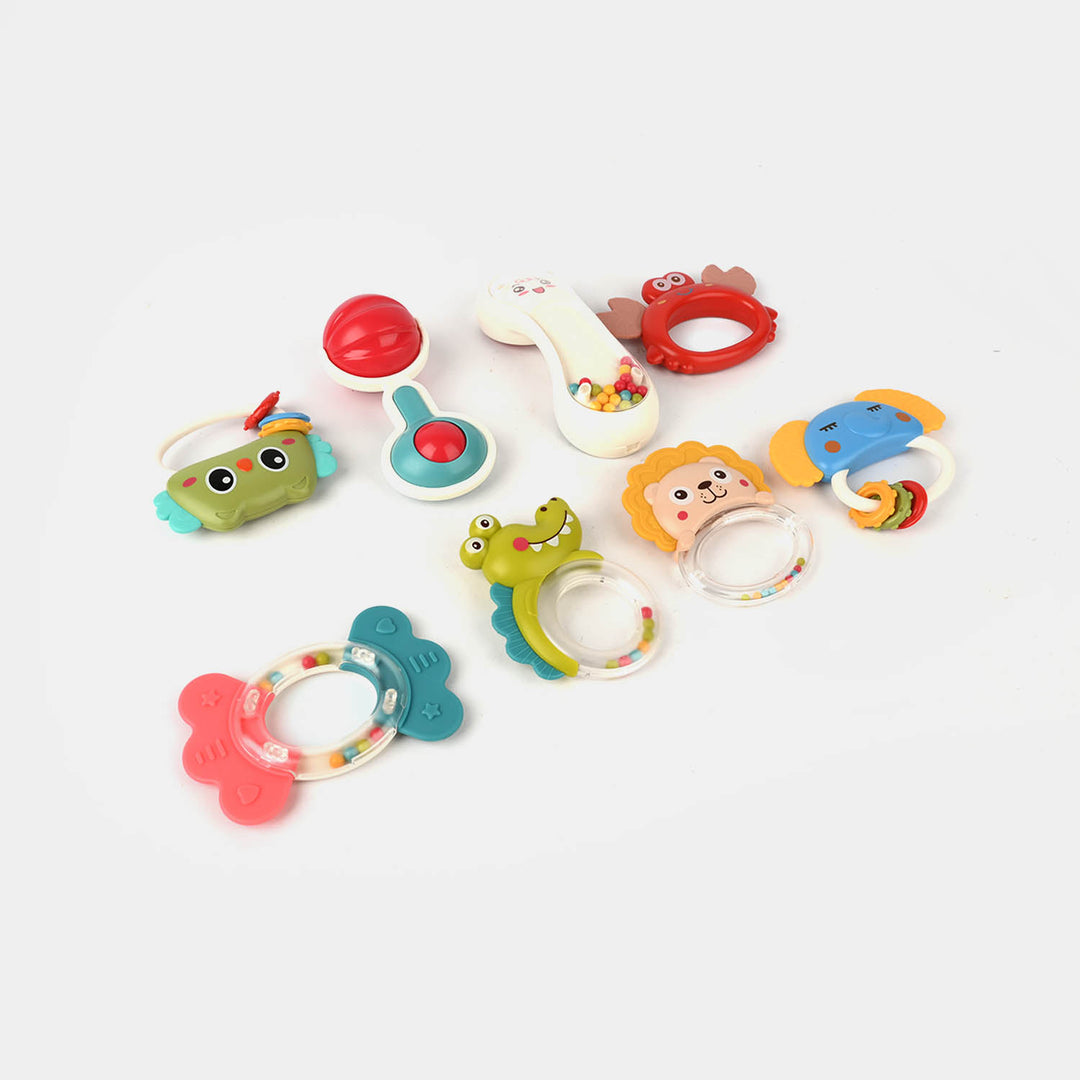 Baby Handbells Rattle Set 8 Pcs