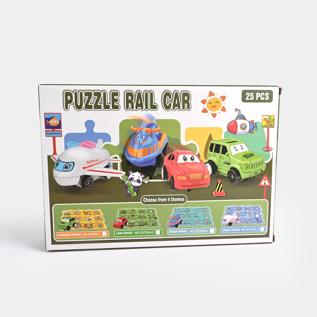 Puzzle Rail Car Set