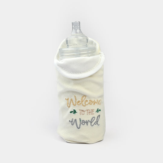 Premium Velvet Feeder Cover for Baby Bottle