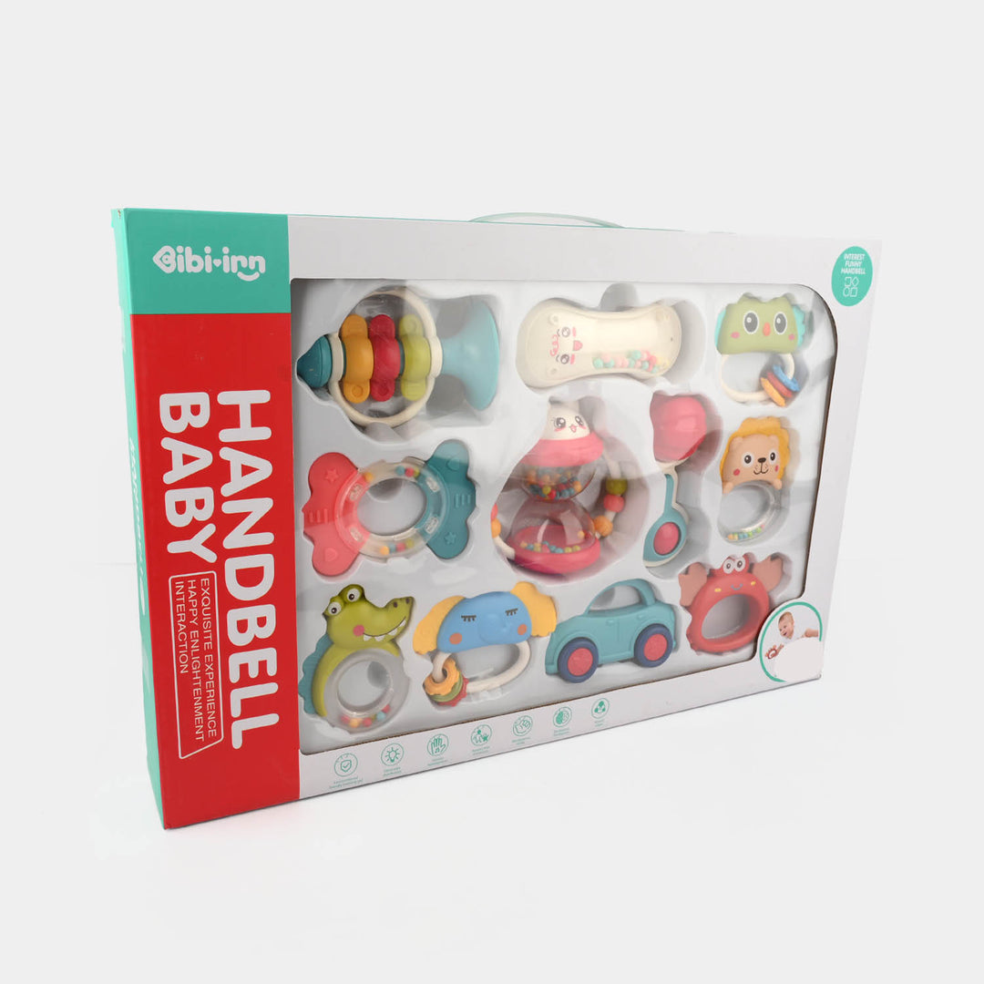 Baby Handbells Rattle Set 11 Pcs