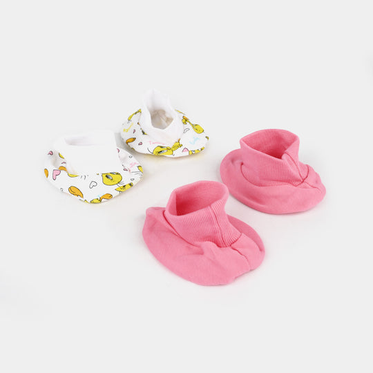 Infant Girls Cotton Interlock Socks Tweety-mIX