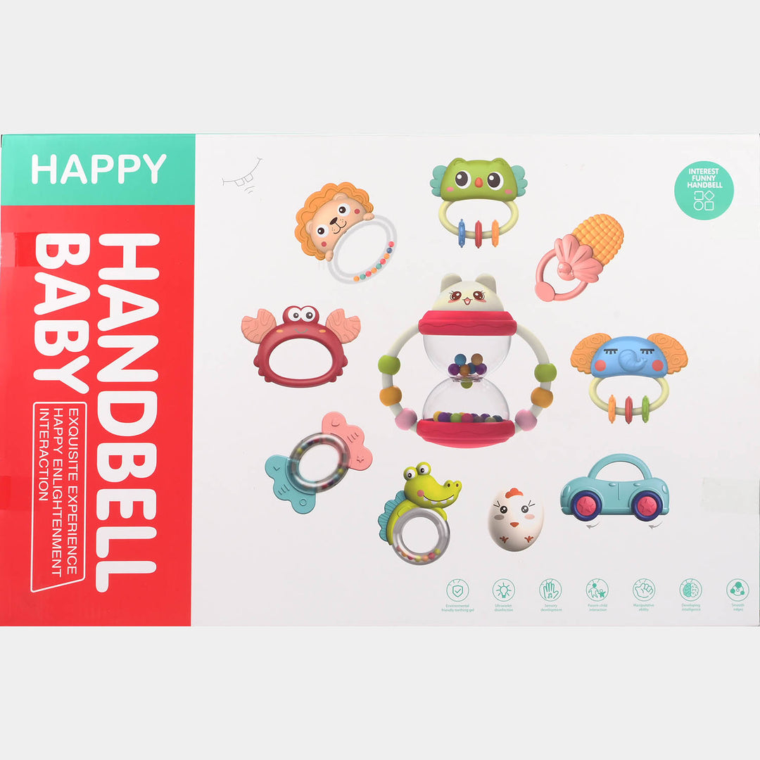 Baby Handbells Rattle Set 11 Pcs