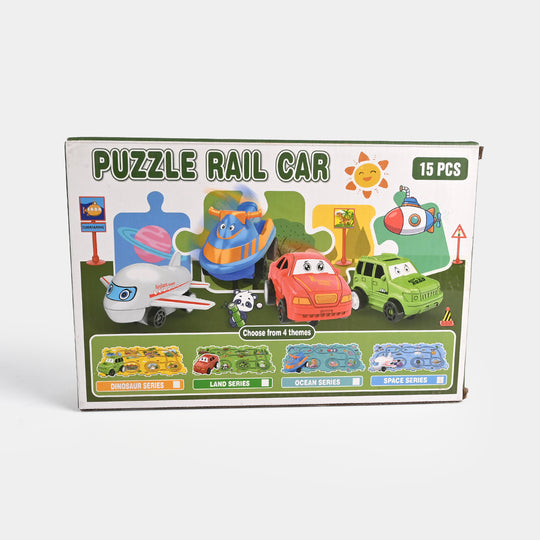 Puzzle Rail Car Set