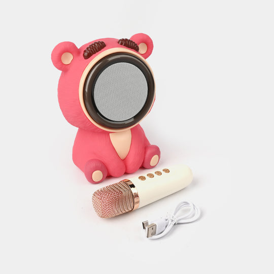 Bear-Shaped Bluetooth Mic With Speaker