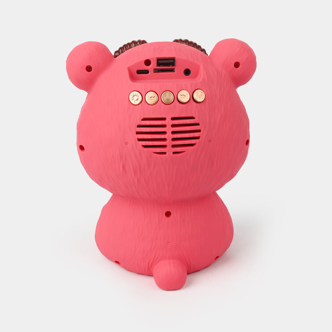 Bear-Shaped Bluetooth Mic With Speaker