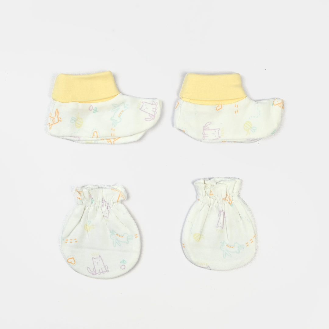 Baby Cap/Hat Mittens & Socks Set | 0M+
