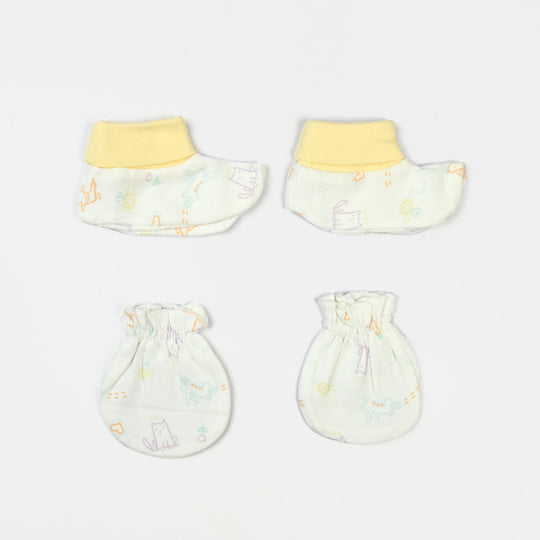 Baby Cap/Hat Mittens & Socks Set | 0M+