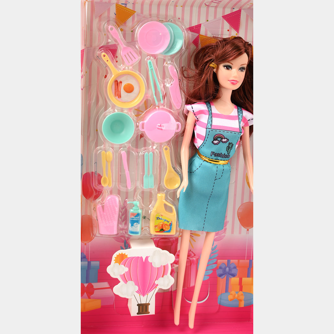 Lovely Girl Charming – Chef Doll Playset