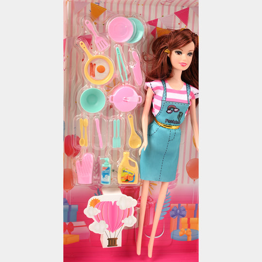 Lovely Girl Charming – Chef Doll Playset