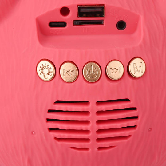 Bear-Shaped Bluetooth Mic With Speaker