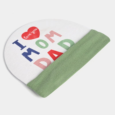 Baby Cap/Hat I Love You Mom Dad | 0M+