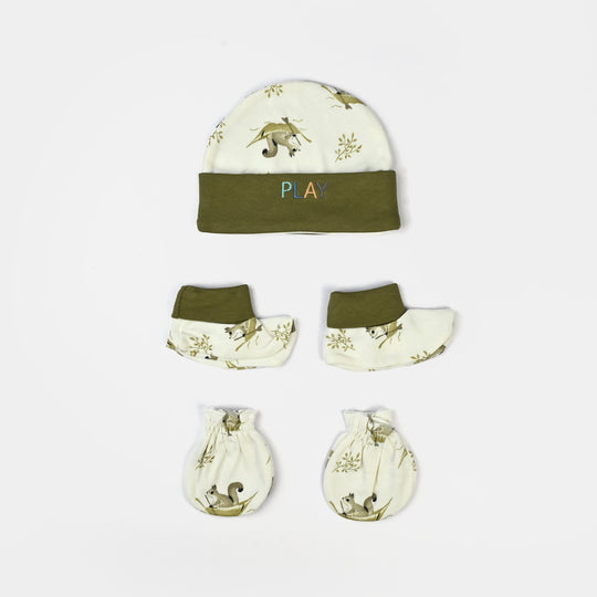 Baby Cap/Hat Mittens & Socks Set | 0M+