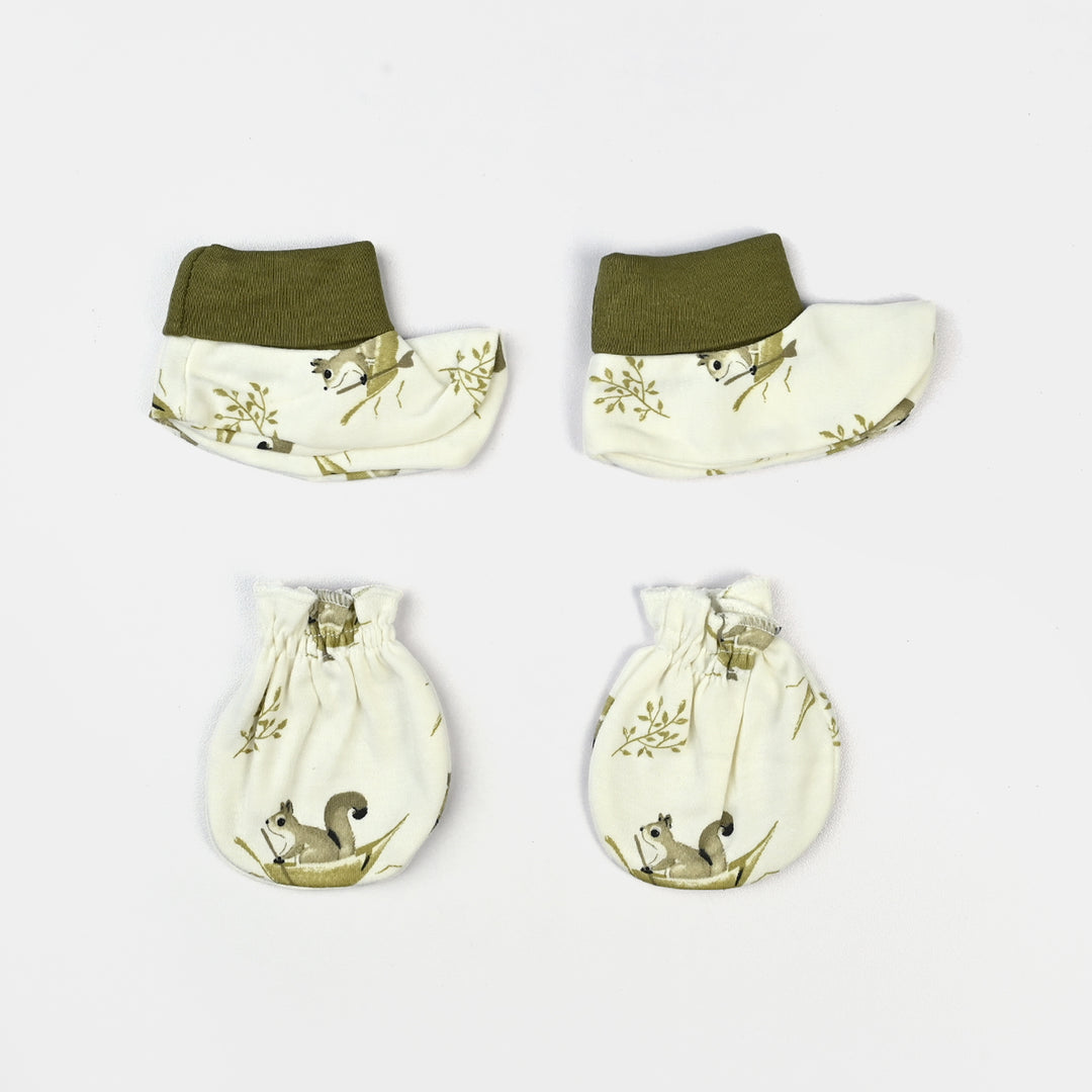 Baby Cap/Hat Mittens & Socks Set | 0M+
