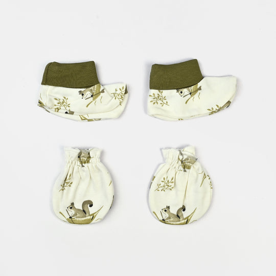 Baby Cap/Hat Mittens & Socks Set | 0M+