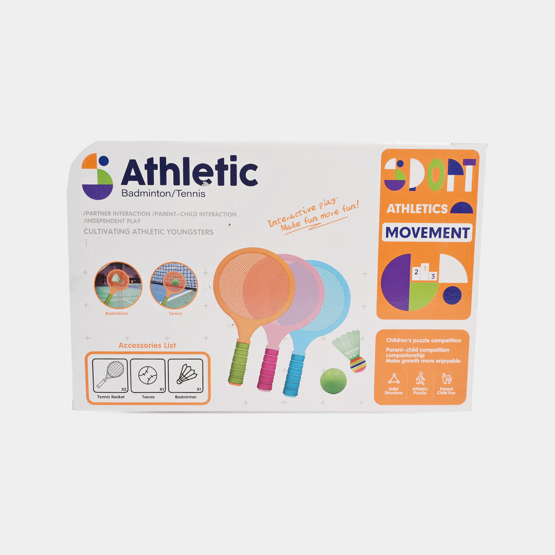 Kids' 2-in-1 Racket Sports Set