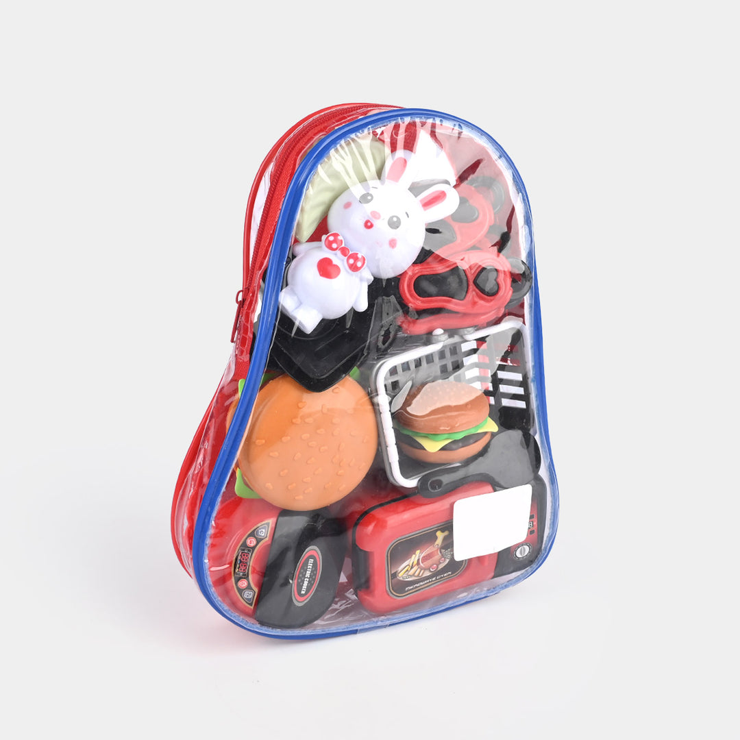 Kids' Roleplay Kitchen Accessory Set