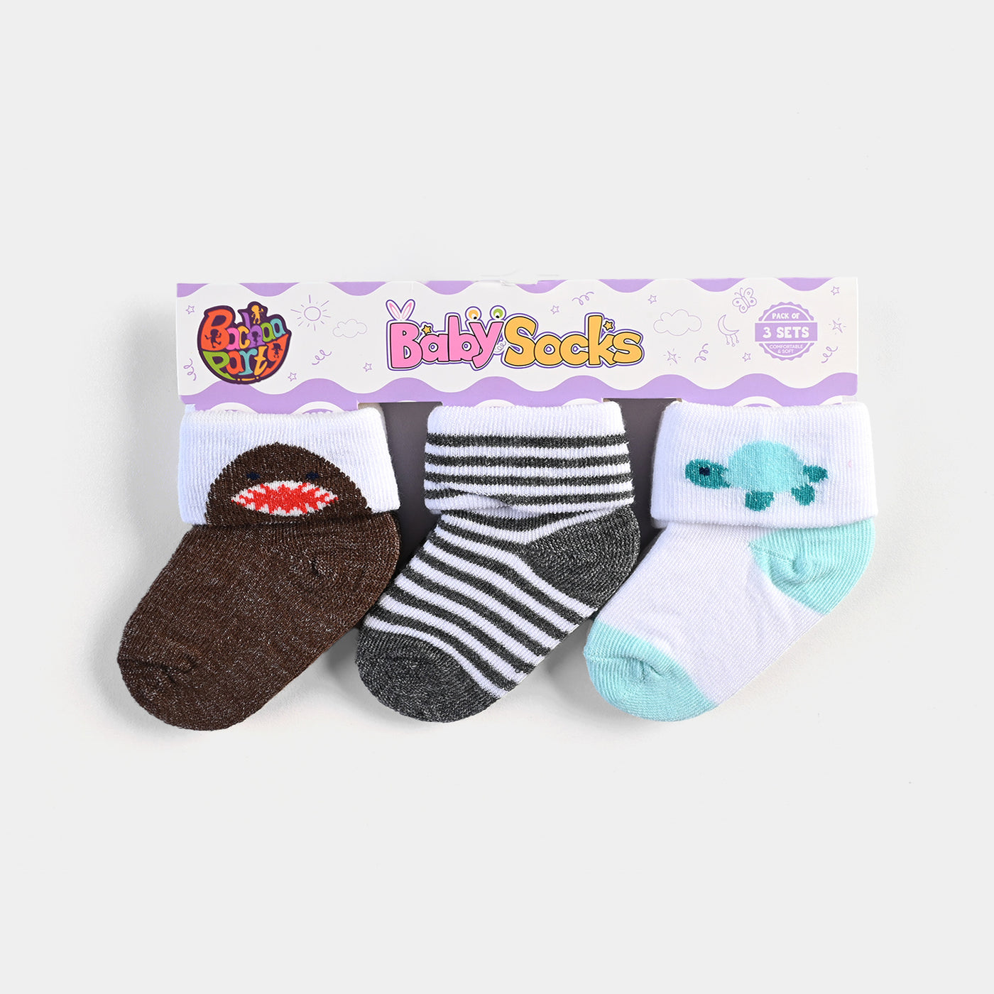 Infant Baby Socks 6-12M-3Pcs