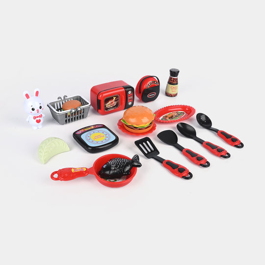 Kids' Roleplay Kitchen Accessory Set