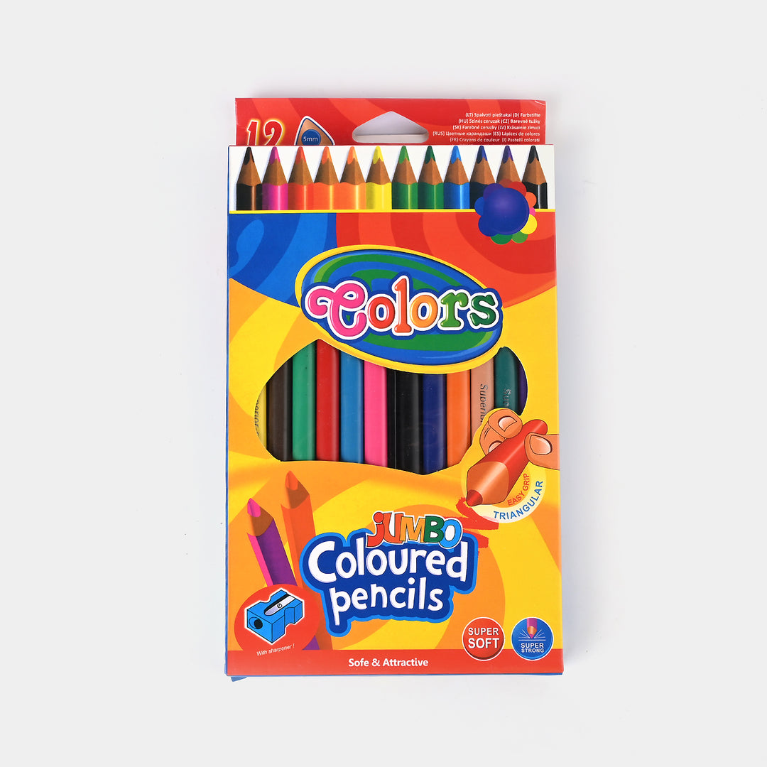 Color Pencil Jumbo New | 12PCs