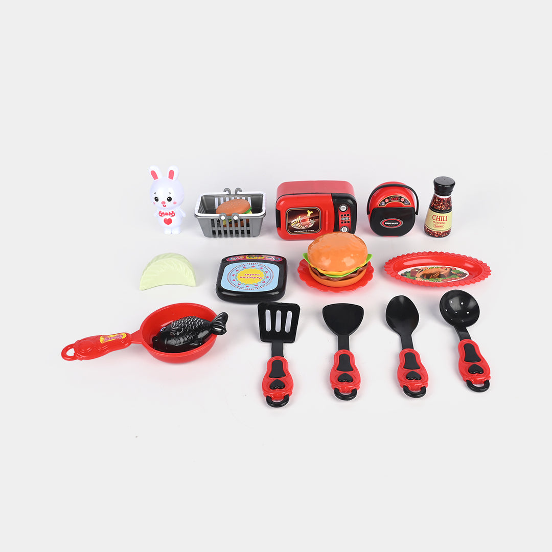 Kids' Roleplay Kitchen Accessory Set