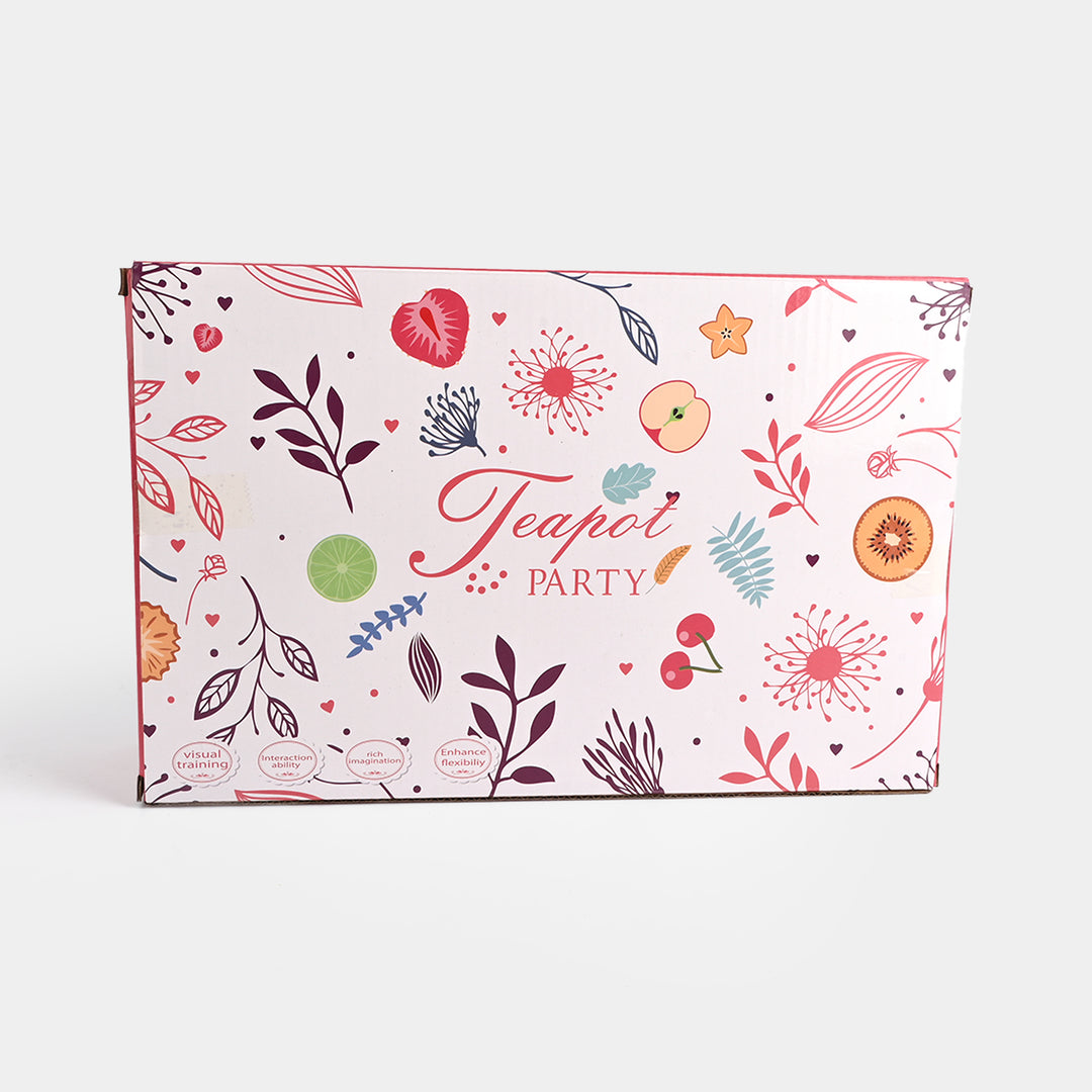 Kids Metal Tea Set Play Kit