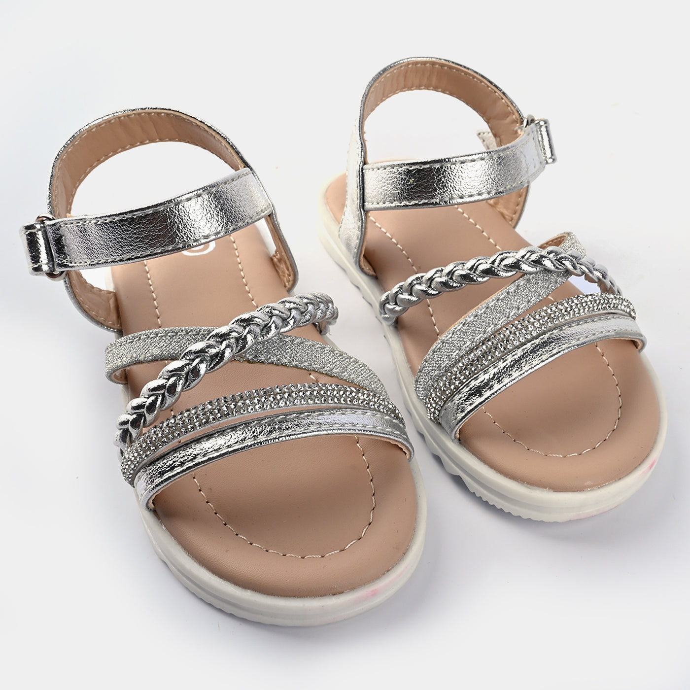 Girls Sandal ZP-021-SILVER