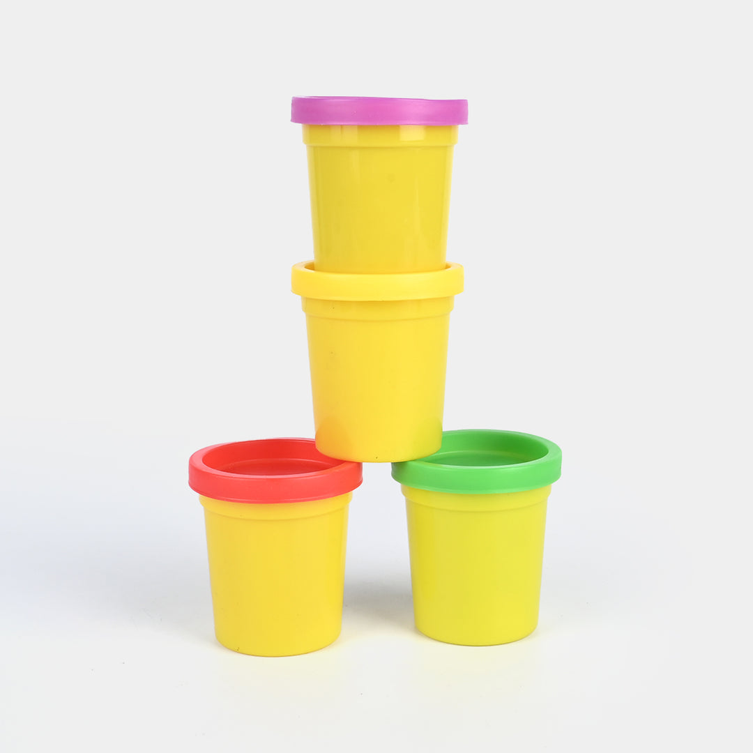 Color Mud Bucket Set 4Pcs