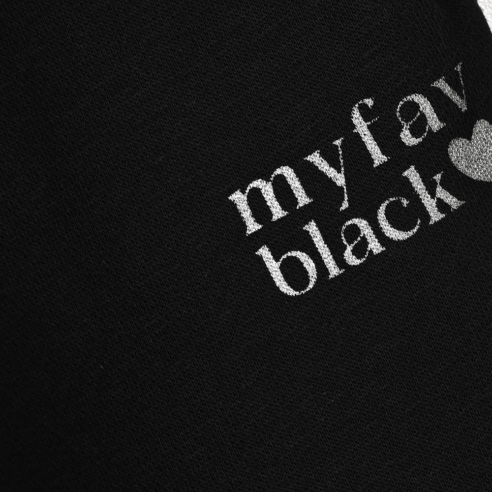 Girls Fleece Pyjama Fav-BLACK